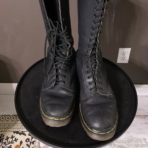 Dr martens lace up boots